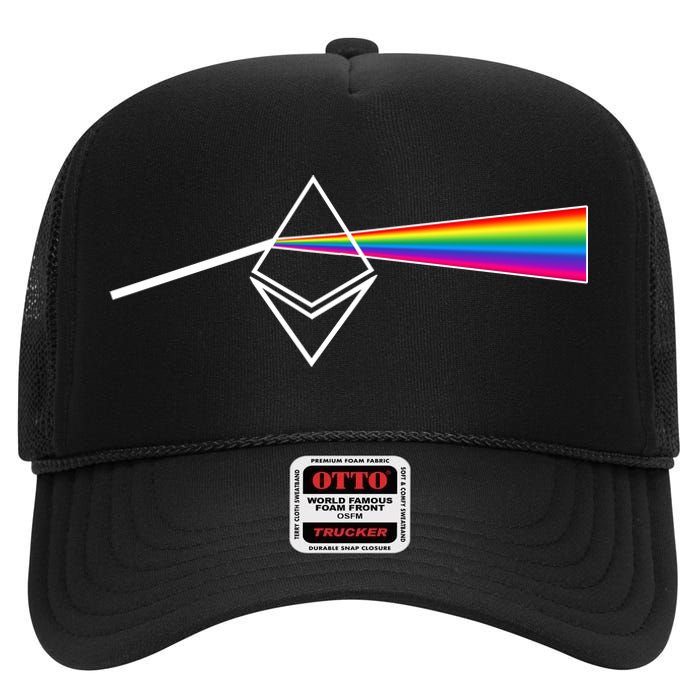 Ethereum Prism Classic High Crown Mesh Back Trucker Hat