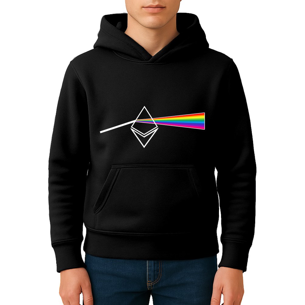 Ethereum Prism Classic Kids Hoodie