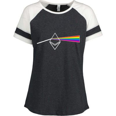 Ethereum Prism Classic Enza Ladies Jersey Colorblock Tee