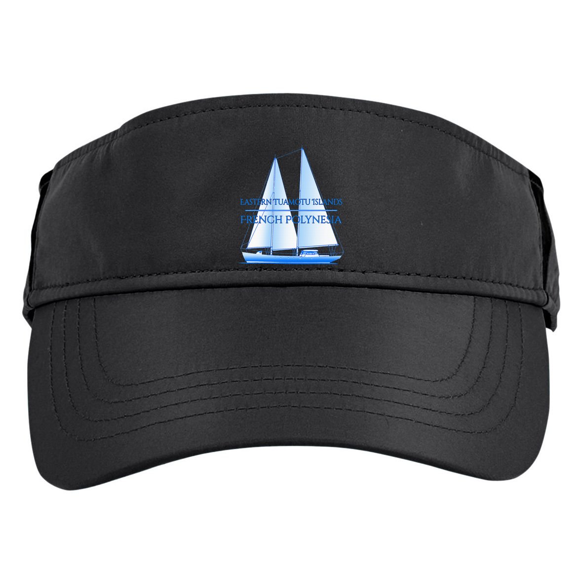 Eastern Tuamotu Islands Coastal Nautical Sailing Sailor Adult Drive Performance Visor