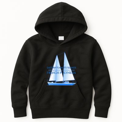 Eastern Tuamotu Islands Coastal Nautical Sailing Sailor Kids Hoodie