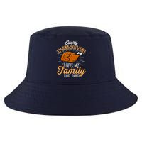 Every Thanksgiving I Give My Family The Bird Funny Turkey Cool Comfort Performance Bucket Hat