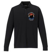 Every Thanksgiving I Give My Family The Bird Funny Performance Long Sleeve Polo