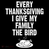 Every Thanksgiving I Give My Family The Bird Wool Snapback Cap