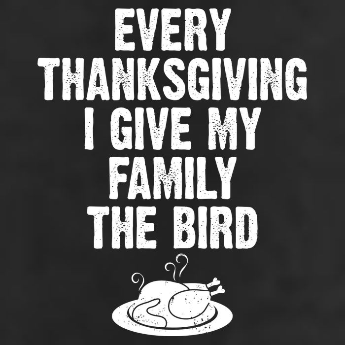 Every Thanksgiving I Give My Family The Bird 7 Panel Mesh Trucker Snapback Hat