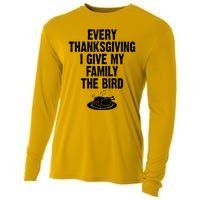 Every Thanksgiving I Give My Family The Bird Cooling Performance Long Sleeve Crew