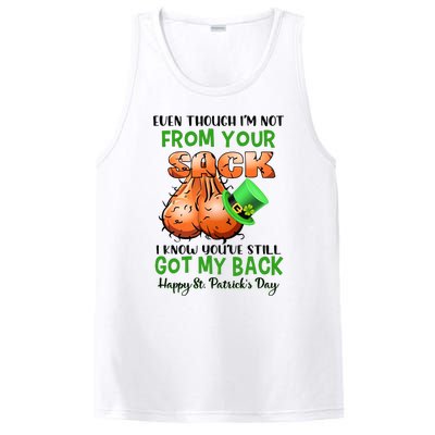 Even Though I'm Not From Your Sack I Know You're Still Got My Back Patrick's Day PosiCharge Competitor Tank