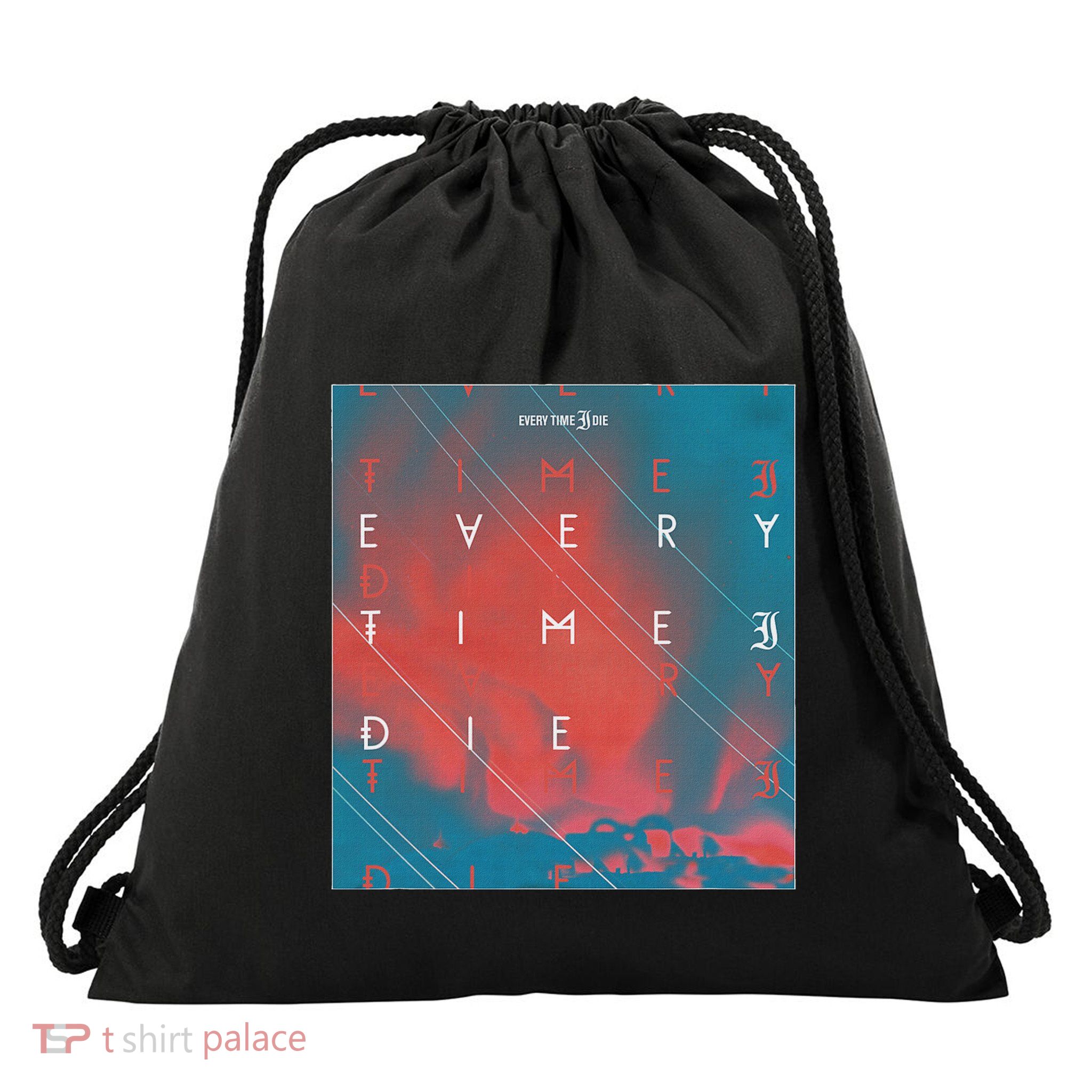 Every Time I Die Square Merchandise Drawstring Bag