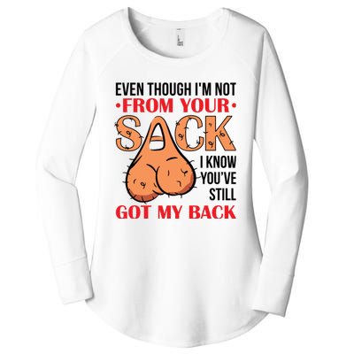 Even Though I Am Not From Your Sack Funny Step Father Women's Perfect Tri Tunic Long Sleeve Shirt