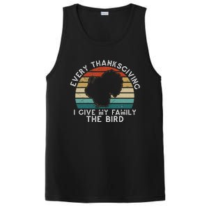 Every Thanksgiving I Give My Family The Bird Funny PosiCharge Competitor Tank