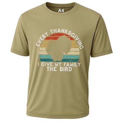 Every Thanksgiving I Give My Family The Bird Funny Performance Shirt
