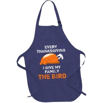 Every Thanksgiving I Give My Family The Bird A Funny Turkey Apron
