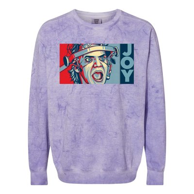 Embracing The Joy By Daniel Medina Colorblast Crewneck Sweatshirt