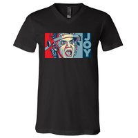 Embracing The Joy By Daniel Medina V-Neck T-Shirt