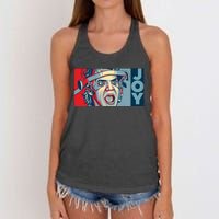 Embracing The Joy By Daniel Medina Women's Knotted Racerback Tank