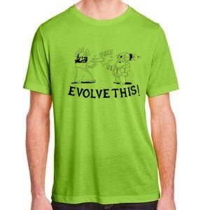 Evolve This Jesus And Darwin Adult ChromaSoft Performance T-Shirt