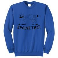 Evolve This Jesus And Darwin Sweatshirt