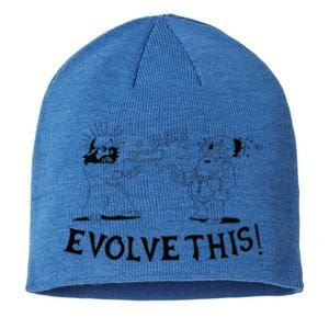 Evolve This Jesus And Darwin Sustainable Beanie