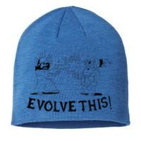 Evolve This Jesus And Darwin Sustainable Beanie