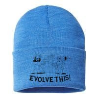 Evolve This Jesus And Darwin Sustainable Knit Beanie