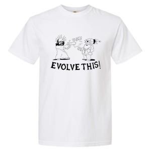 Evolve This Jesus And Darwin Garment-Dyed Heavyweight T-Shirt