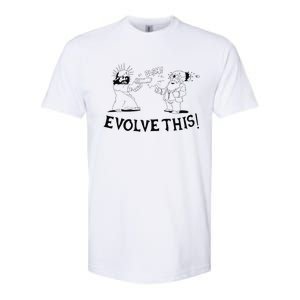 Evolve This Jesus And Darwin Softstyle CVC T-Shirt