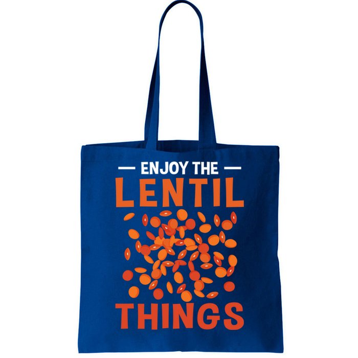 Enjoy The Lentil Things Veganism Design Vegan Great Gift Tote Bag