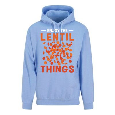 Enjoy The Lentil Things Veganism Design Vegan Great Gift Unisex Surf Hoodie