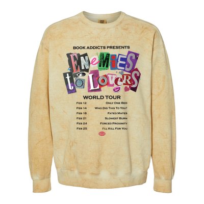 Enemies To Lovers Morally Grey Romantasy Colorblast Crewneck Sweatshirt