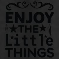 Enjoy The Little Things 7 Panel Mesh Trucker Snapback Hat
