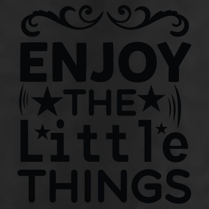 Enjoy The Little Things 7 Panel Mesh Trucker Snapback Hat