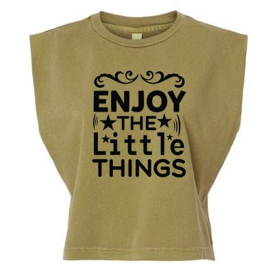 Enjoy The Little Things Garment-Dyed Women's Muscle Tee