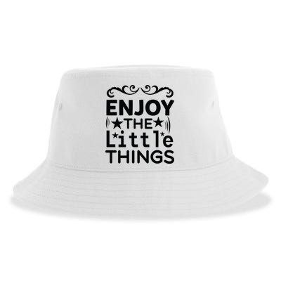 Enjoy The Little Things Sustainable Bucket Hat