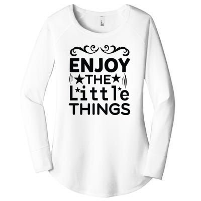 Enjoy The Little Things Women's Perfect Tri Tunic Long Sleeve Shirt