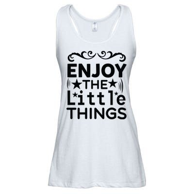 Enjoy The Little Things Ladies Essential Flowy Tank