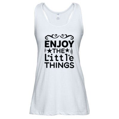 Enjoy The Little Things Ladies Essential Flowy Tank