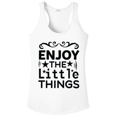 Enjoy The Little Things Ladies PosiCharge Competitor Racerback Tank