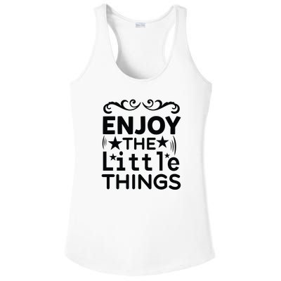 Enjoy The Little Things Ladies PosiCharge Competitor Racerback Tank