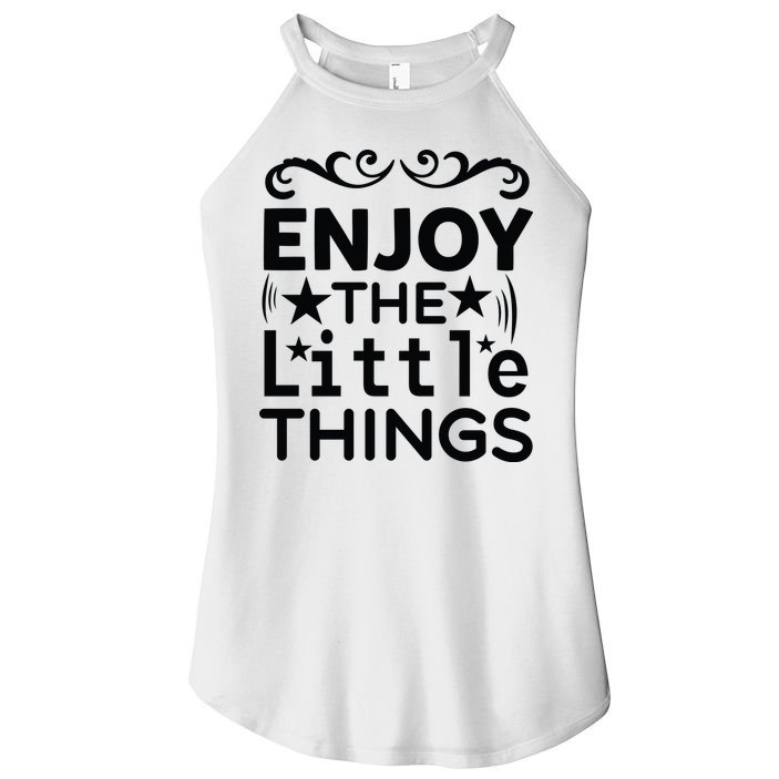 Enjoy The Little Things Women's Perfect Tri Rocker Tank