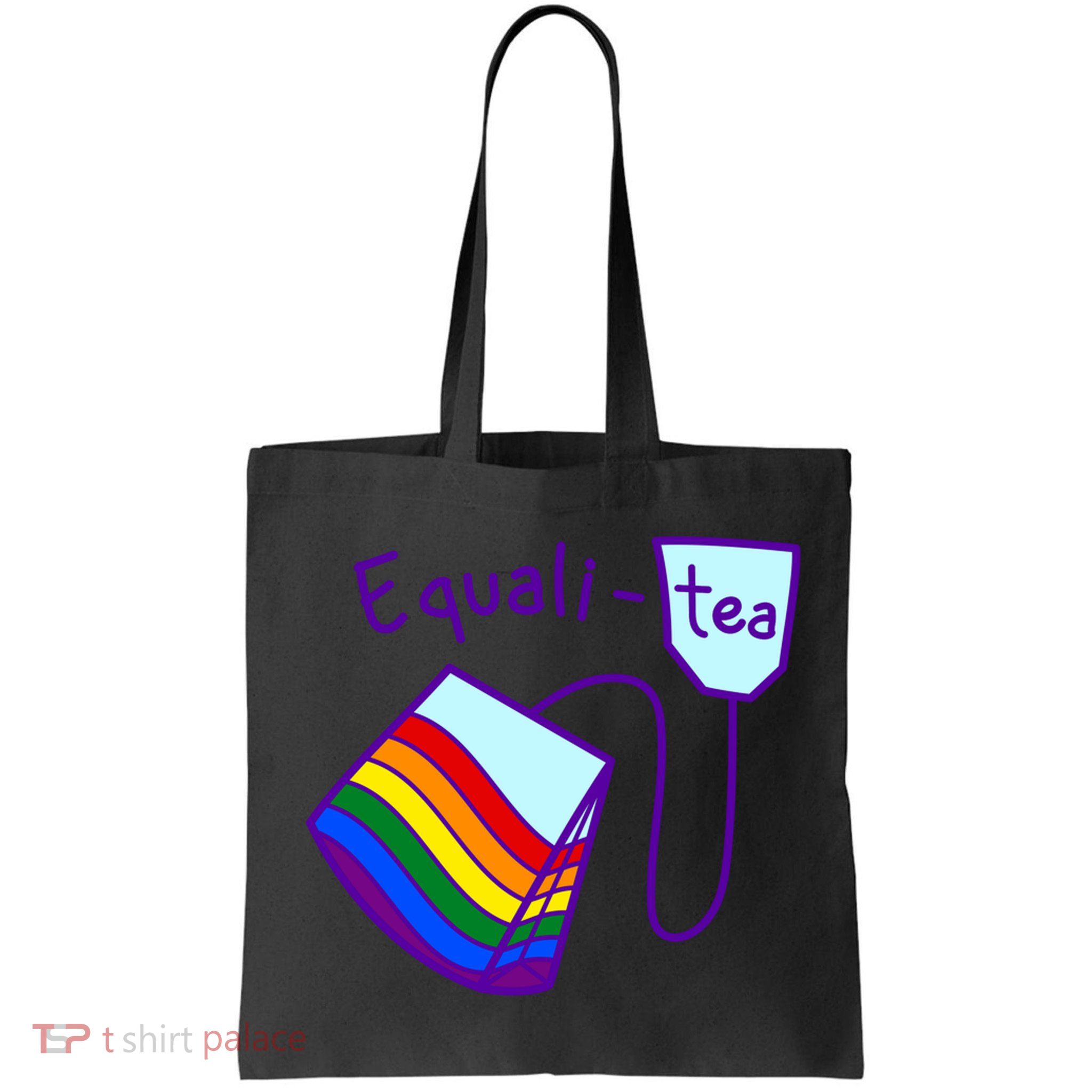 Equality Tea LGBTQ Pride Rainbow Flag Bag