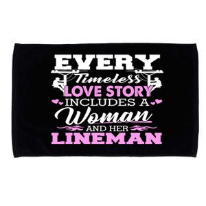 Every Timeless Love Story Includes A And Her Line Gift Microfiber Hand Towel