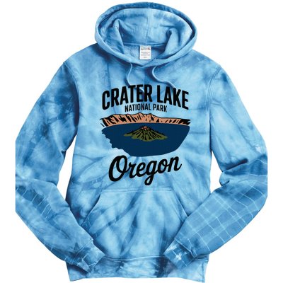 Explore The Majestic Crater Lake National Park Oregon Tie Dye Hoodie