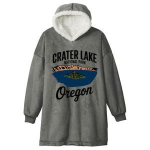 Explore The Majestic Crater Lake National Park Oregon Hooded Wearable Blanket