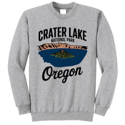 Explore The Majestic Crater Lake National Park Oregon Tall Sweatshirt