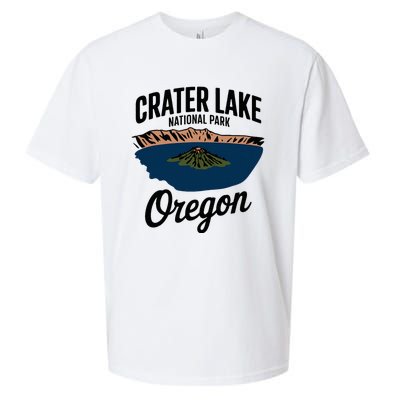 Explore The Majestic Crater Lake National Park Oregon Sueded Cloud Jersey T-Shirt