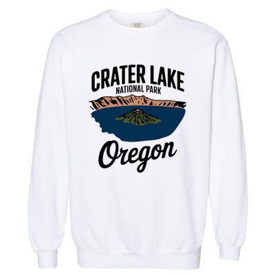 Explore The Majestic Crater Lake National Park Oregon Garment-Dyed Sweatshirt