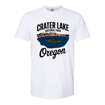 Explore The Majestic Crater Lake National Park Oregon Softstyle CVC T-Shirt