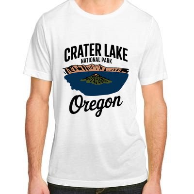 Explore The Majestic Crater Lake National Park Oregon Adult ChromaSoft Performance T-Shirt