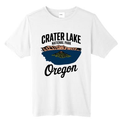 Explore The Majestic Crater Lake National Park Oregon Tall Fusion ChromaSoft Performance T-Shirt