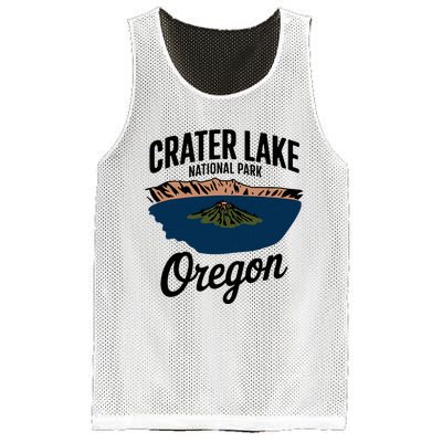 Explore The Majestic Crater Lake National Park Oregon Mesh Reversible Basketball Jersey Tank